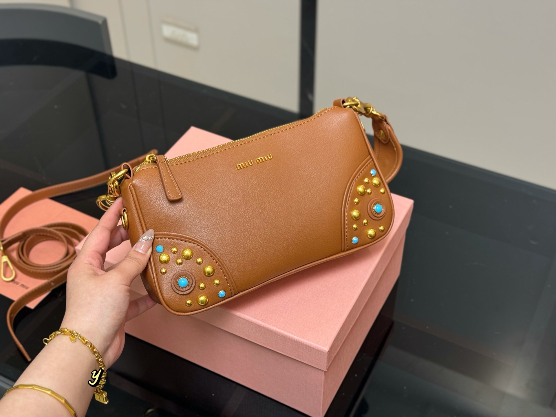MIUMIU baguette shoulder bag