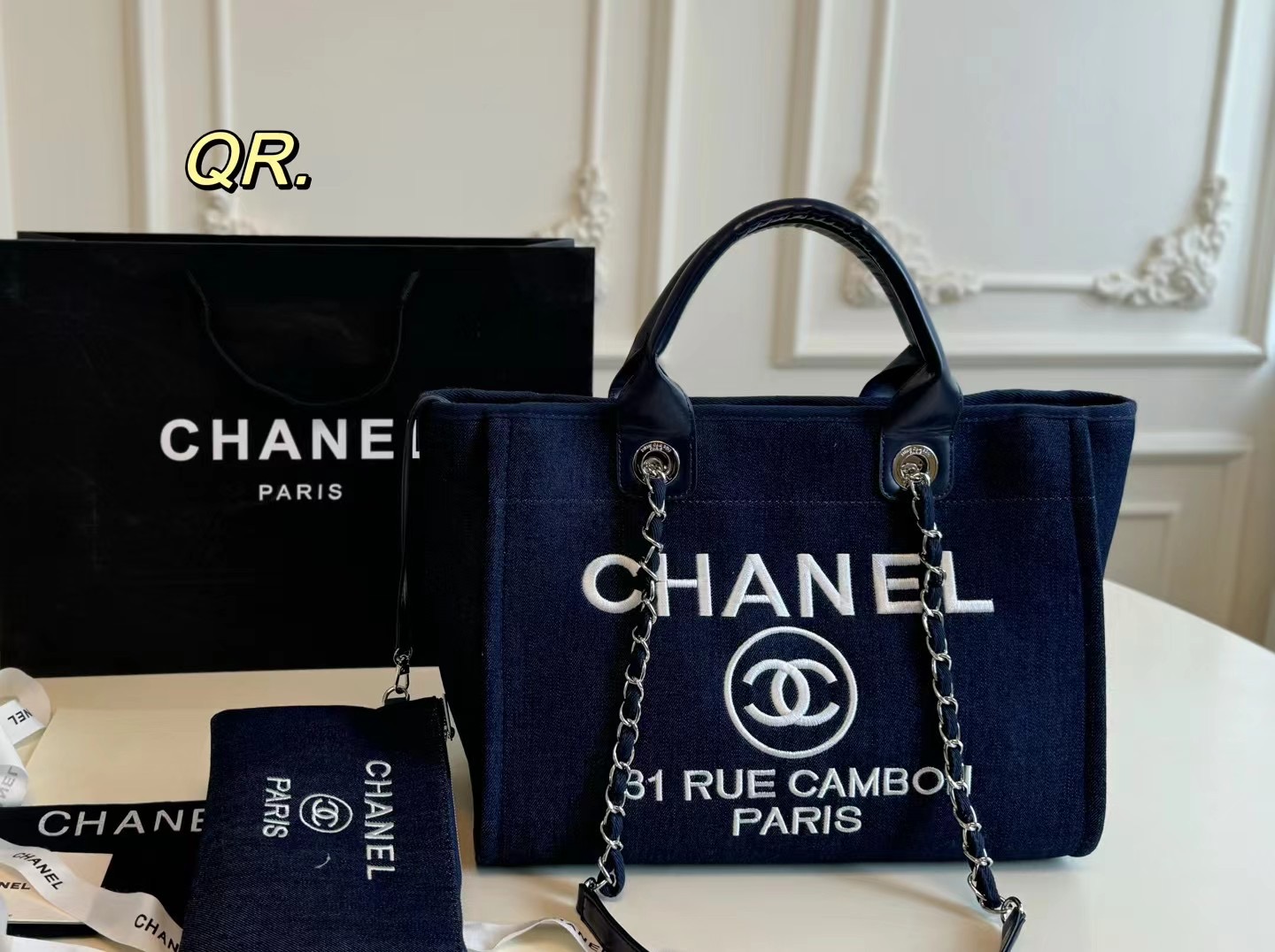 Chanel New Denim Beach Bag