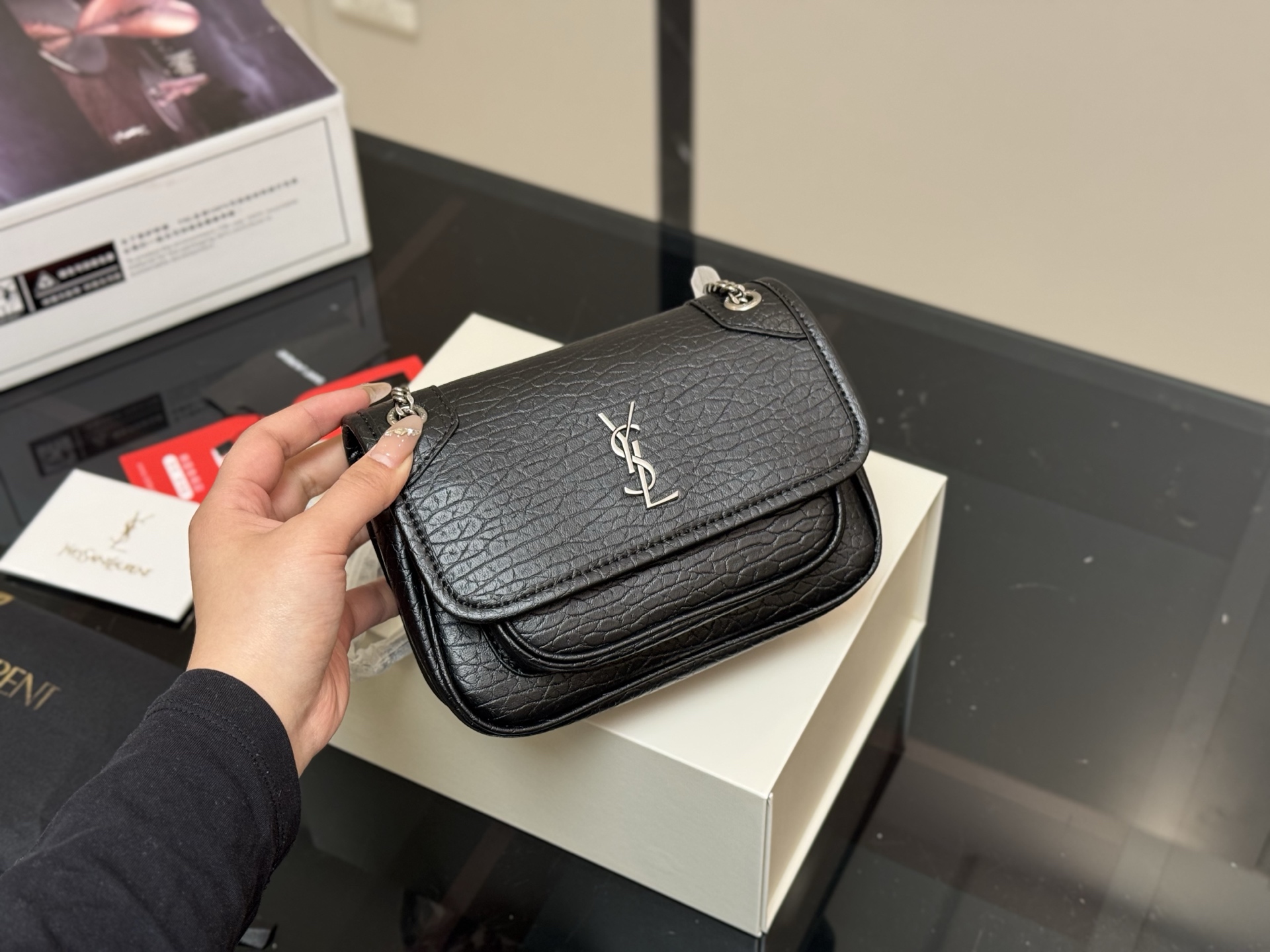 YSL mini baguette niki