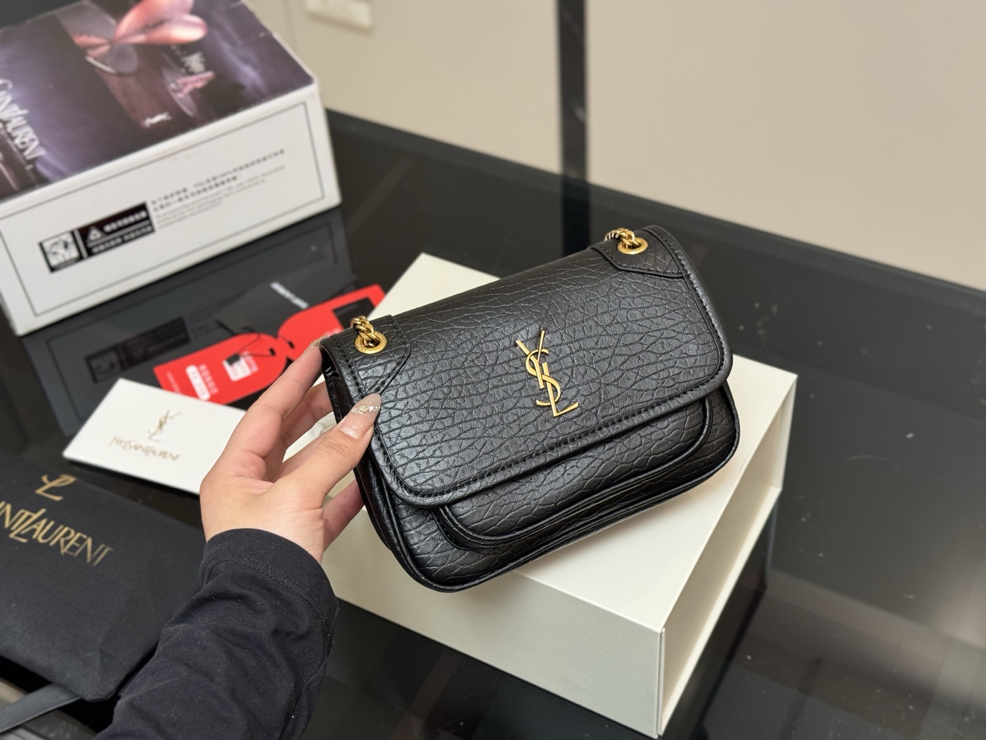 YSL mini baguette niki