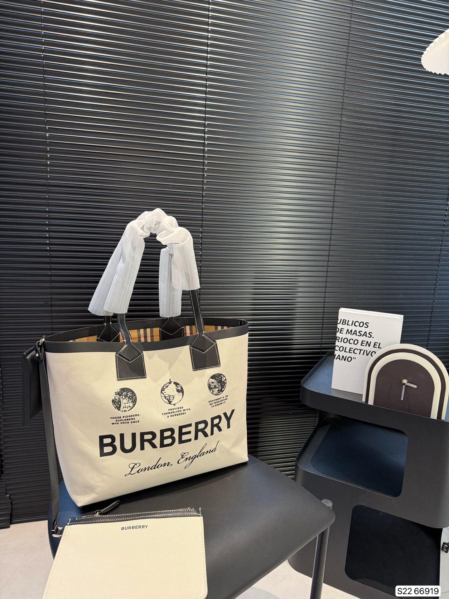Burberry reversible tote bag