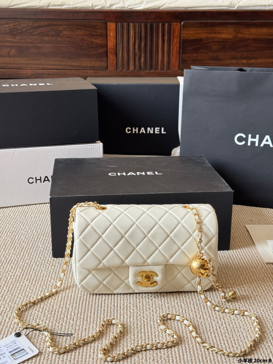 Chanel Golden Ball Square Fat Man Chain Bag