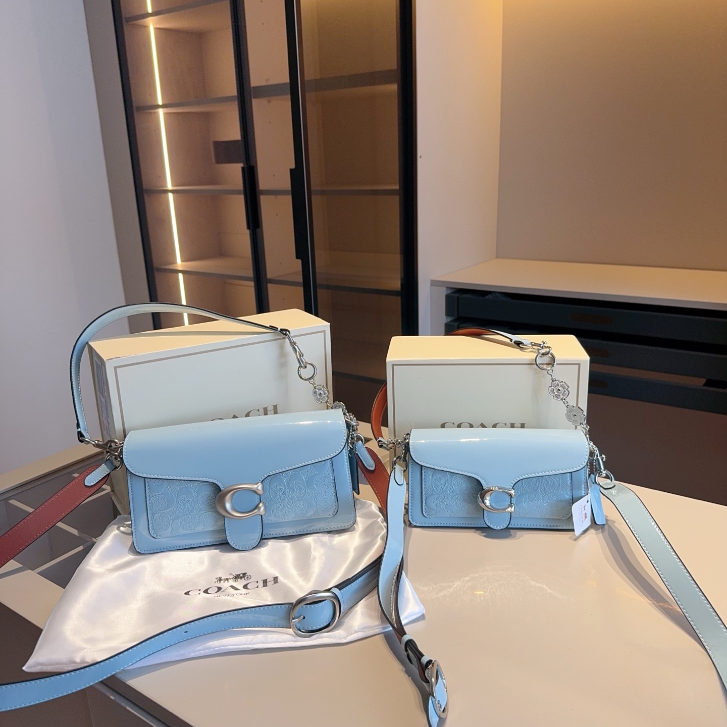 Coach's new patent leather embossed Dionysus bag tall version