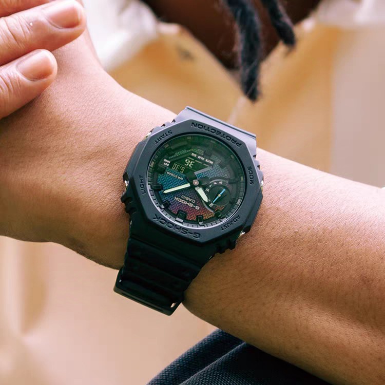 Casio G-SHOCK Rainbow Brick Wall Series Fashion Watches