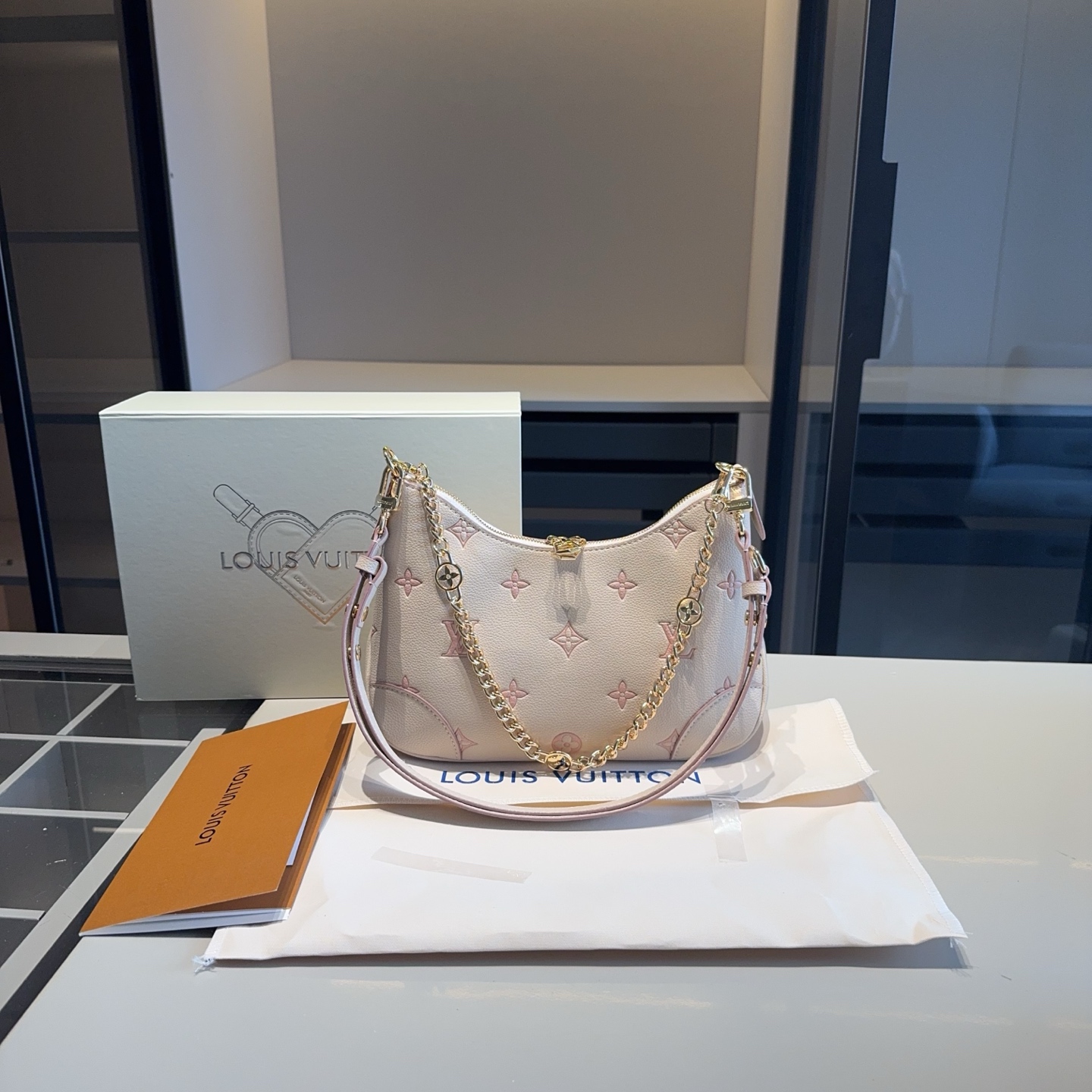 LV's latest strawberry milk series croissant