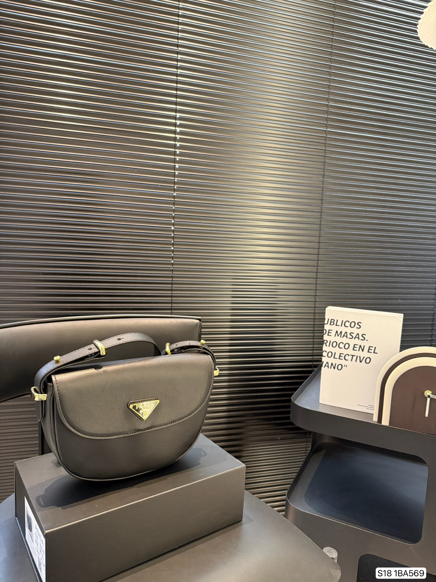 Prada underarm bag is fashionable and versatile