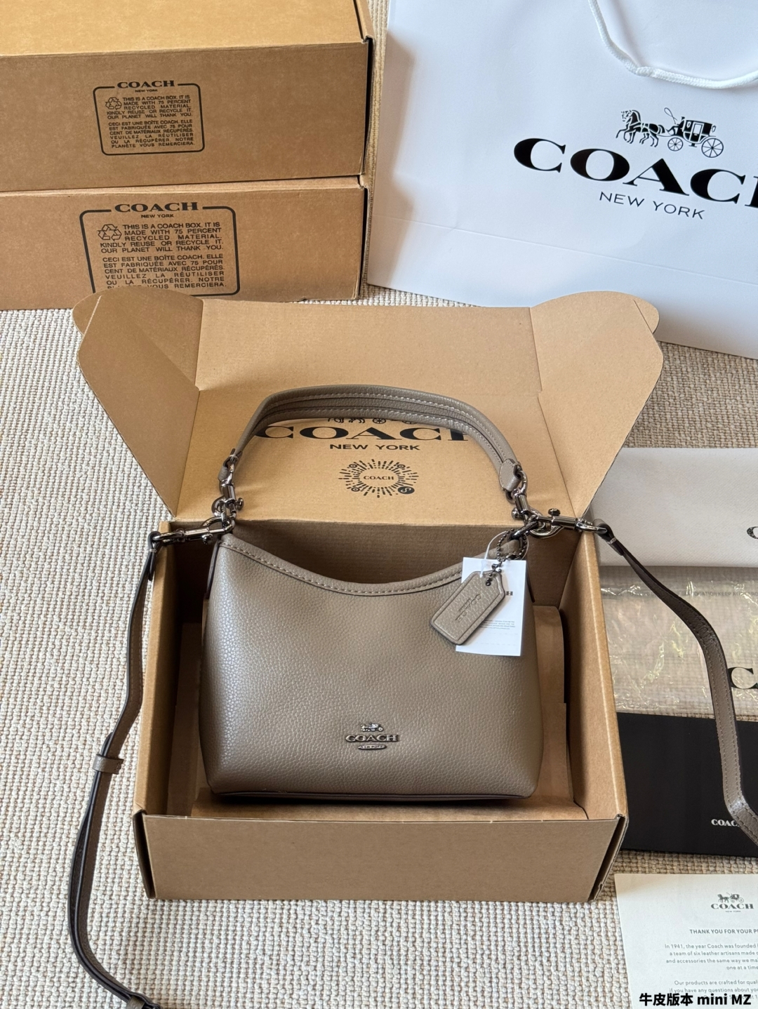 Coach's new laurel 19 hobo bag