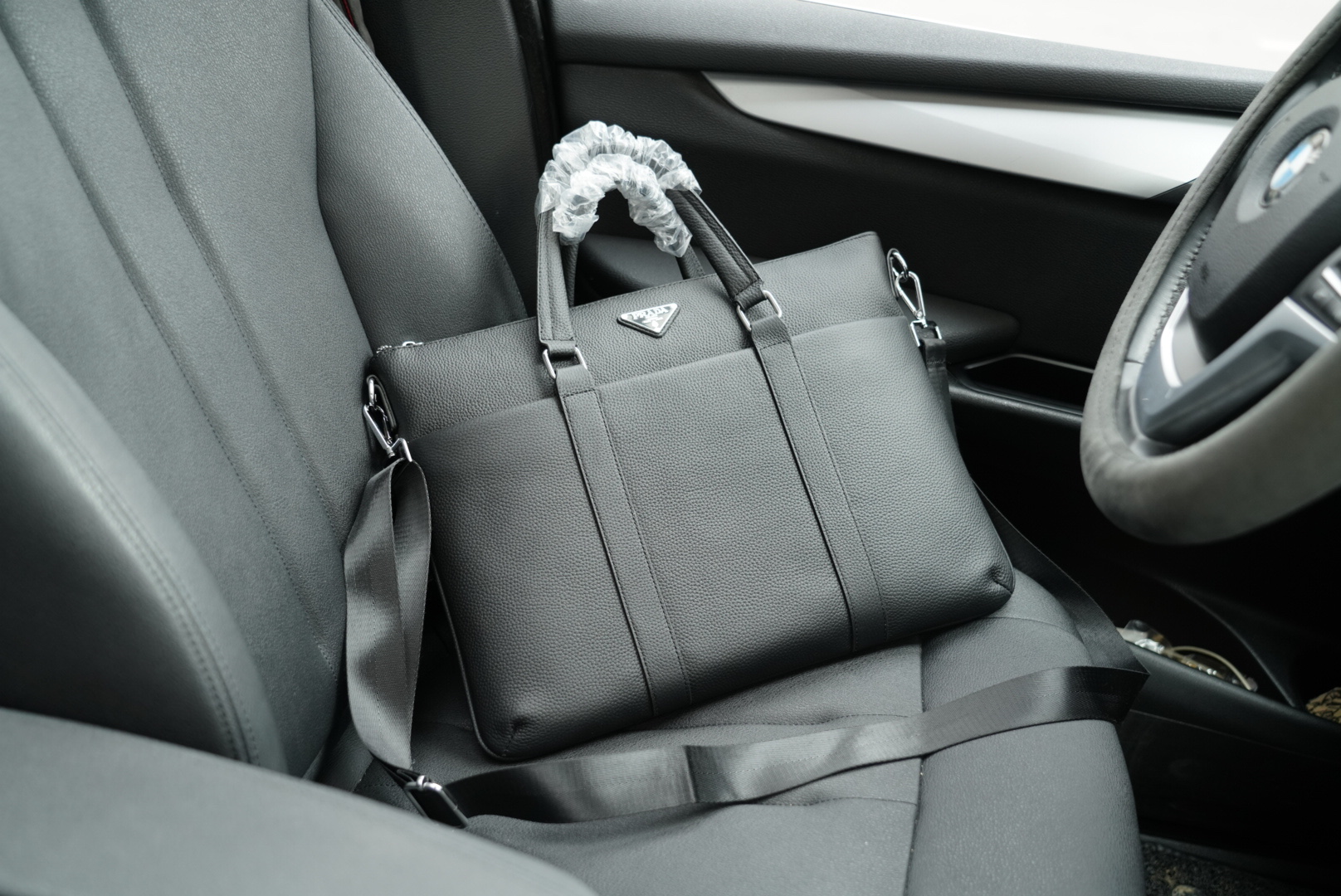 Prada Hand-held Crossbody Backpack High Version