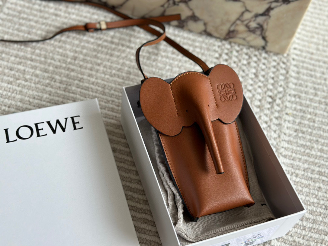 Loewe Elephant Phone Bag