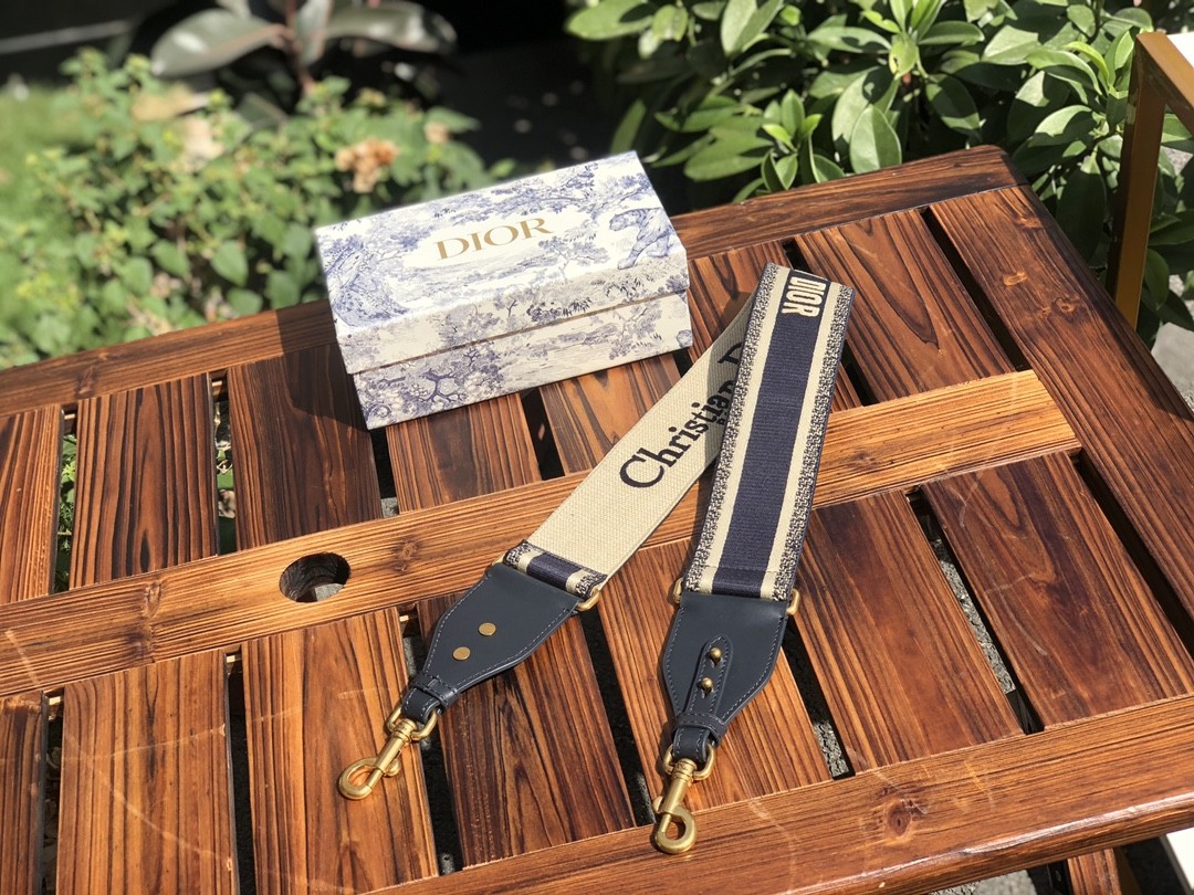 Dior classic blue logo shoulder strap top version