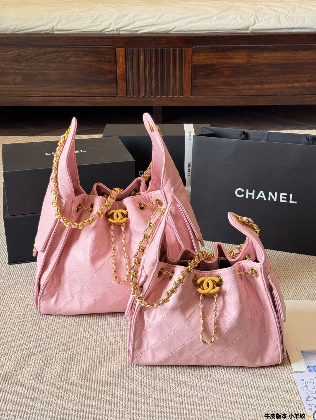 Chanel 25s cowhide hobo bag