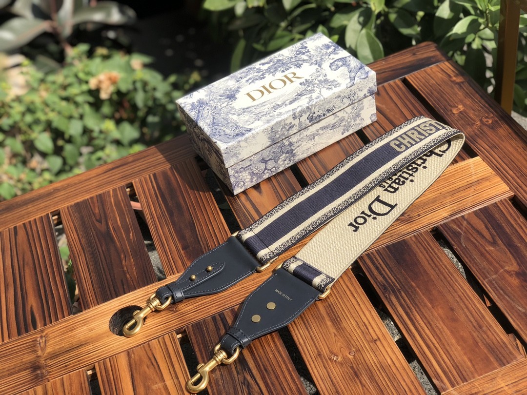 Dior classic blue logo shoulder strap top version