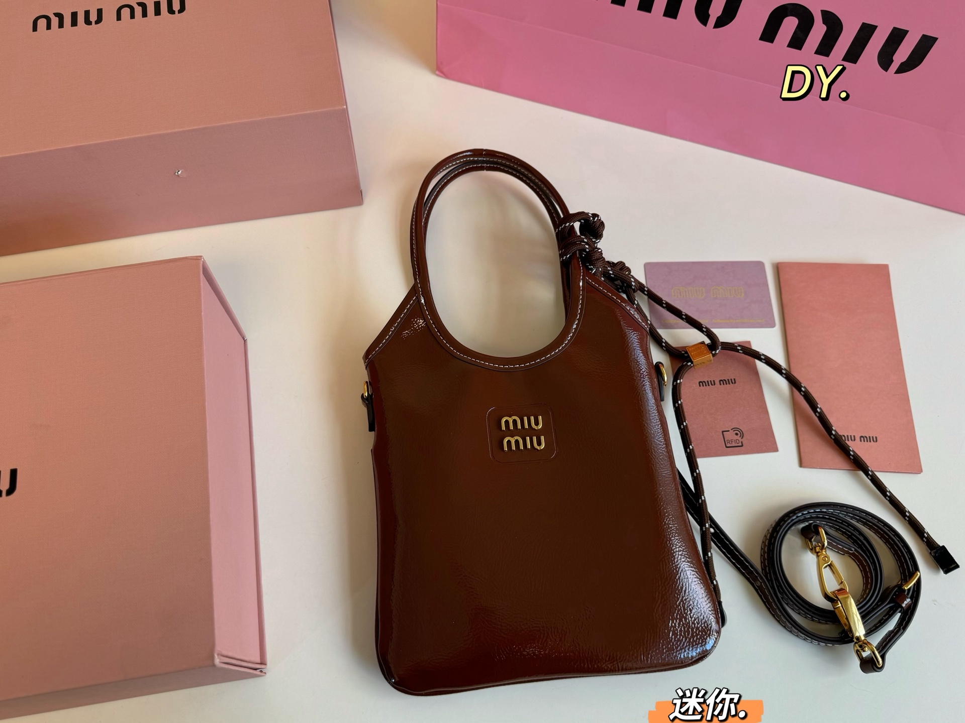Miu Miu mini shoulder tote bag