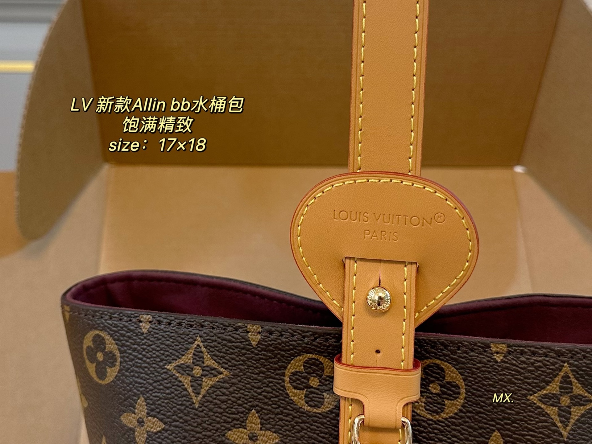 LV new 25Allinbb bucket bag