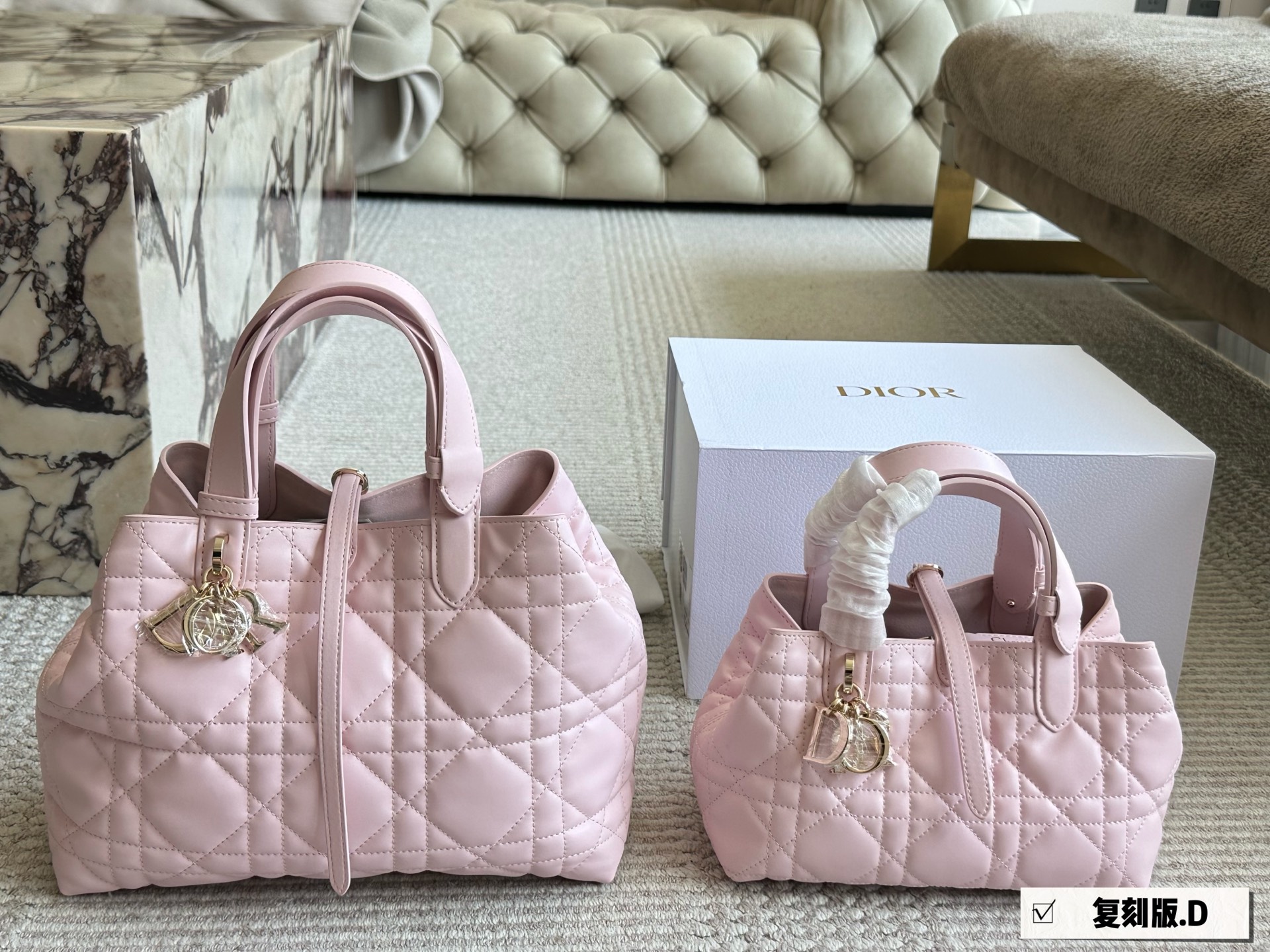 Dior Toujours Shopping Bag Tall Version