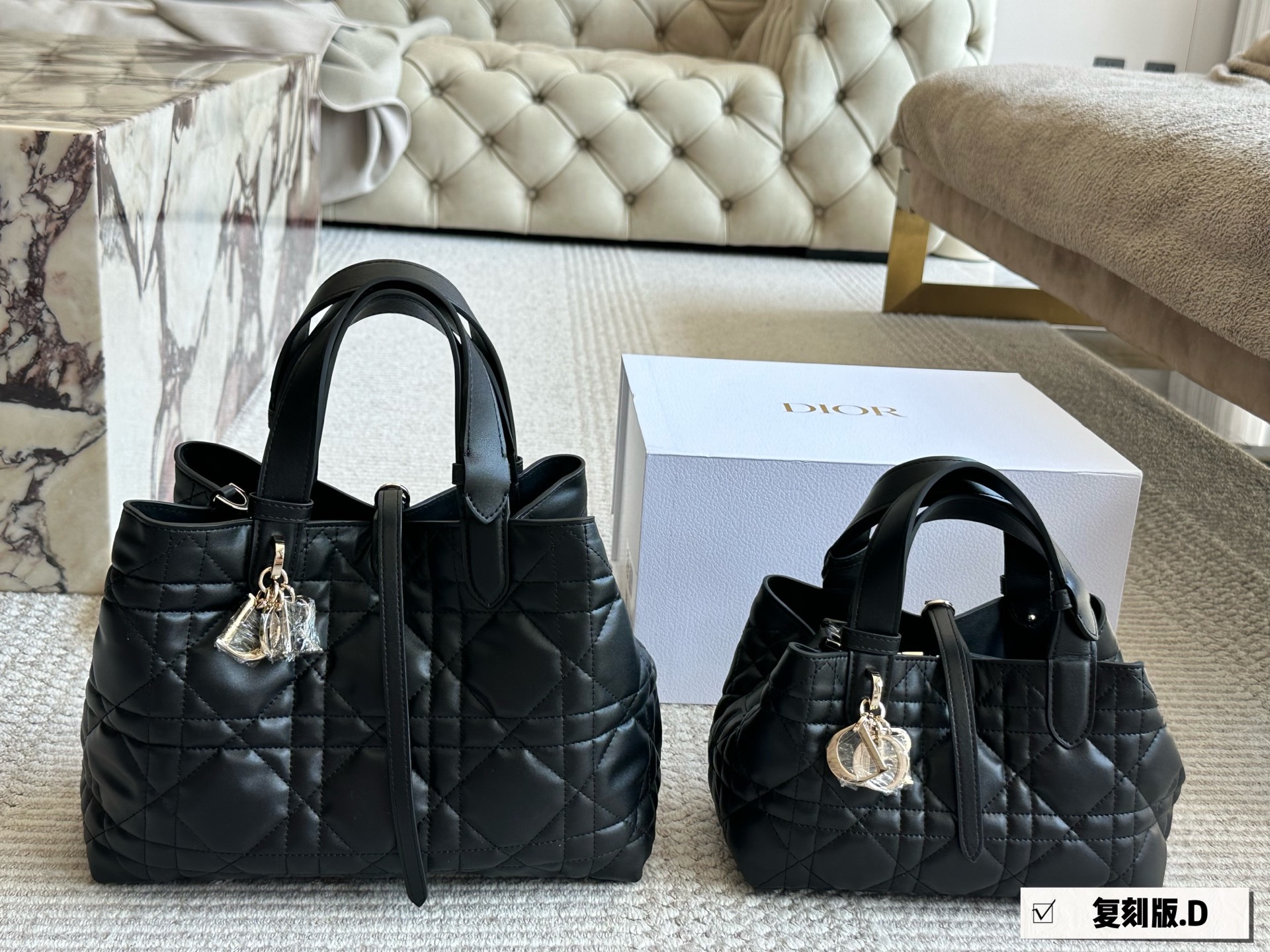 Dior Toujours Shopping Bag Tall Version