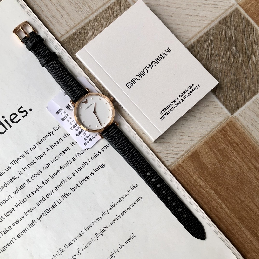 Armani Butterfly Double Snap Watch