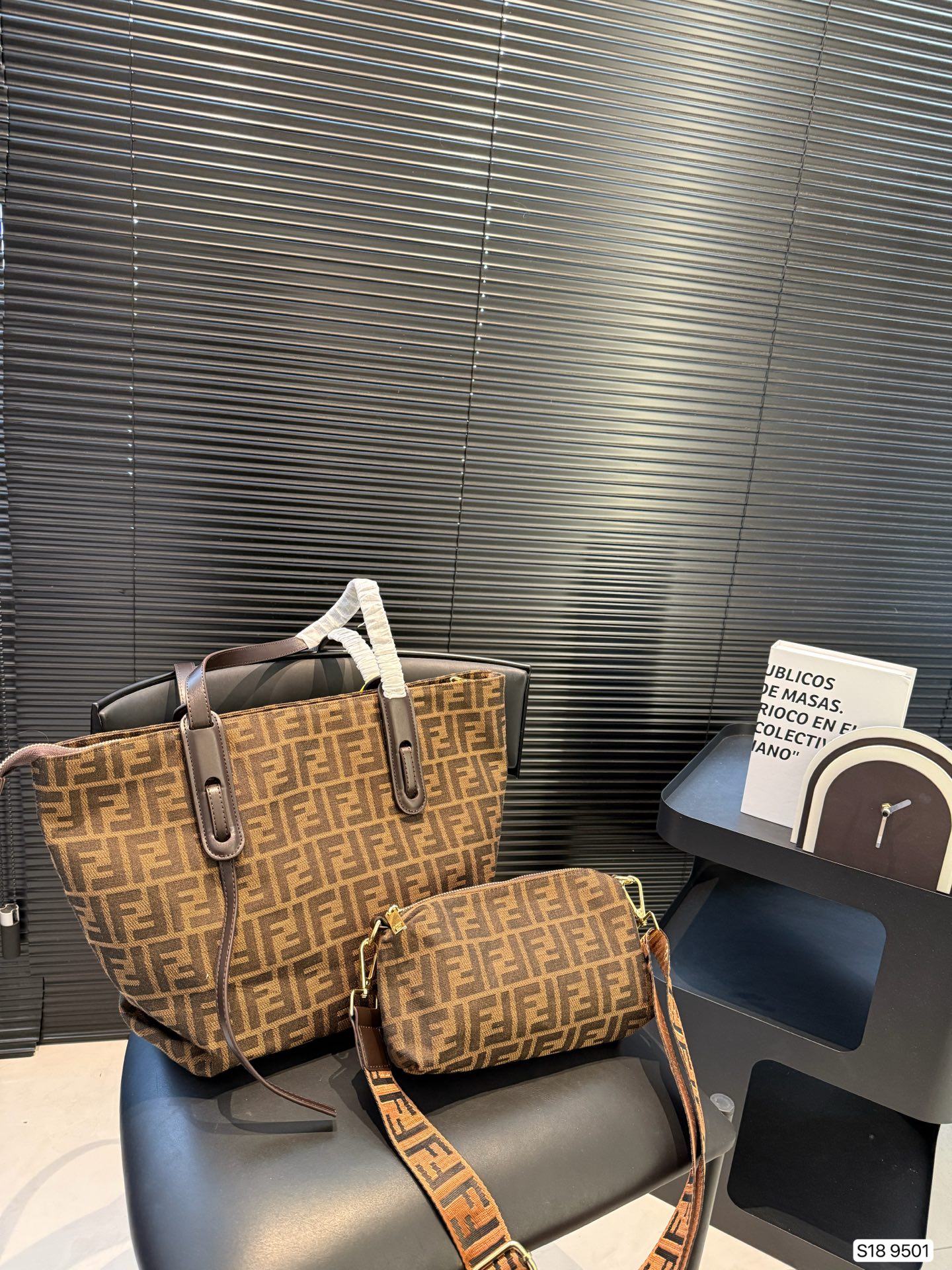 Fendi classic tote bag handbag shoulder bag