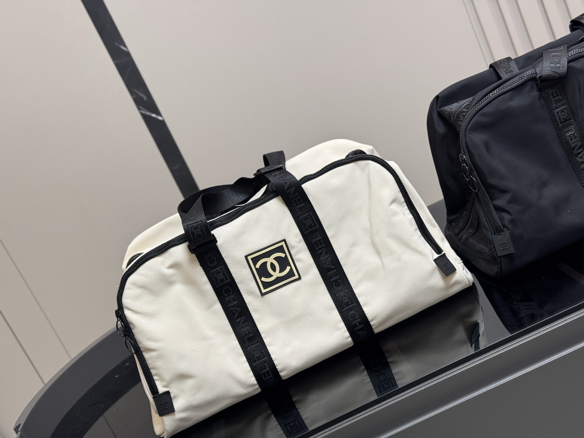 Chanel fitness travel bag