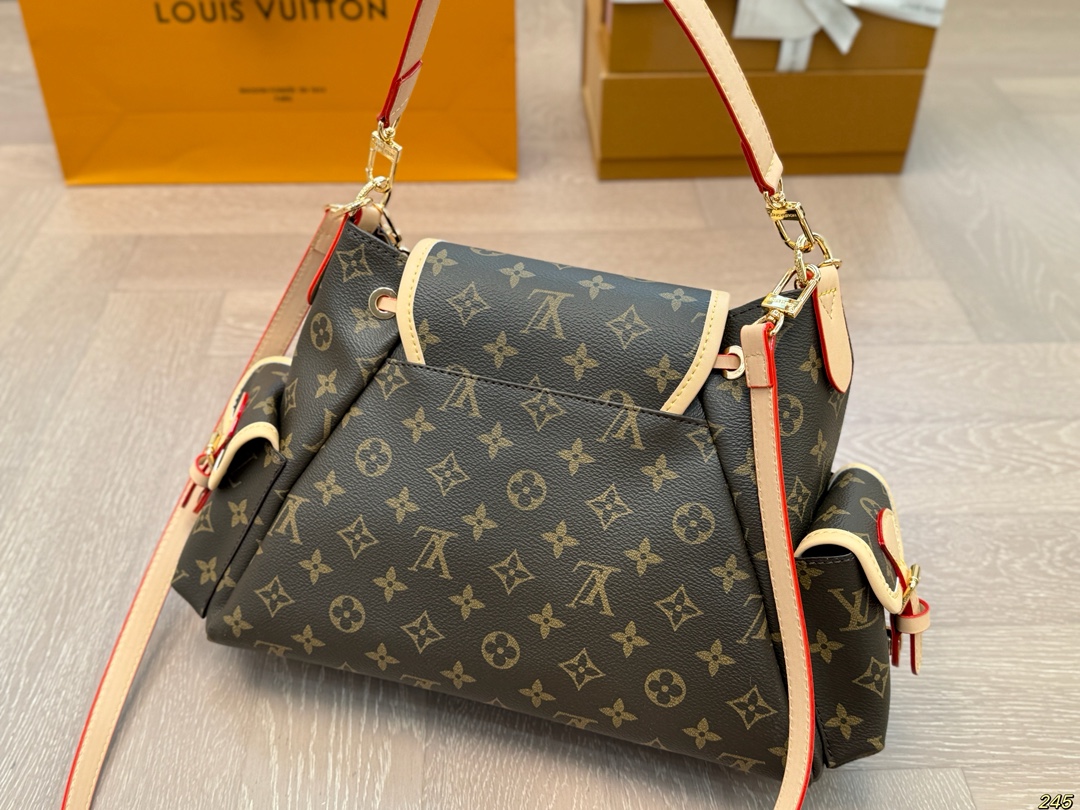 LV handbag messenger bag