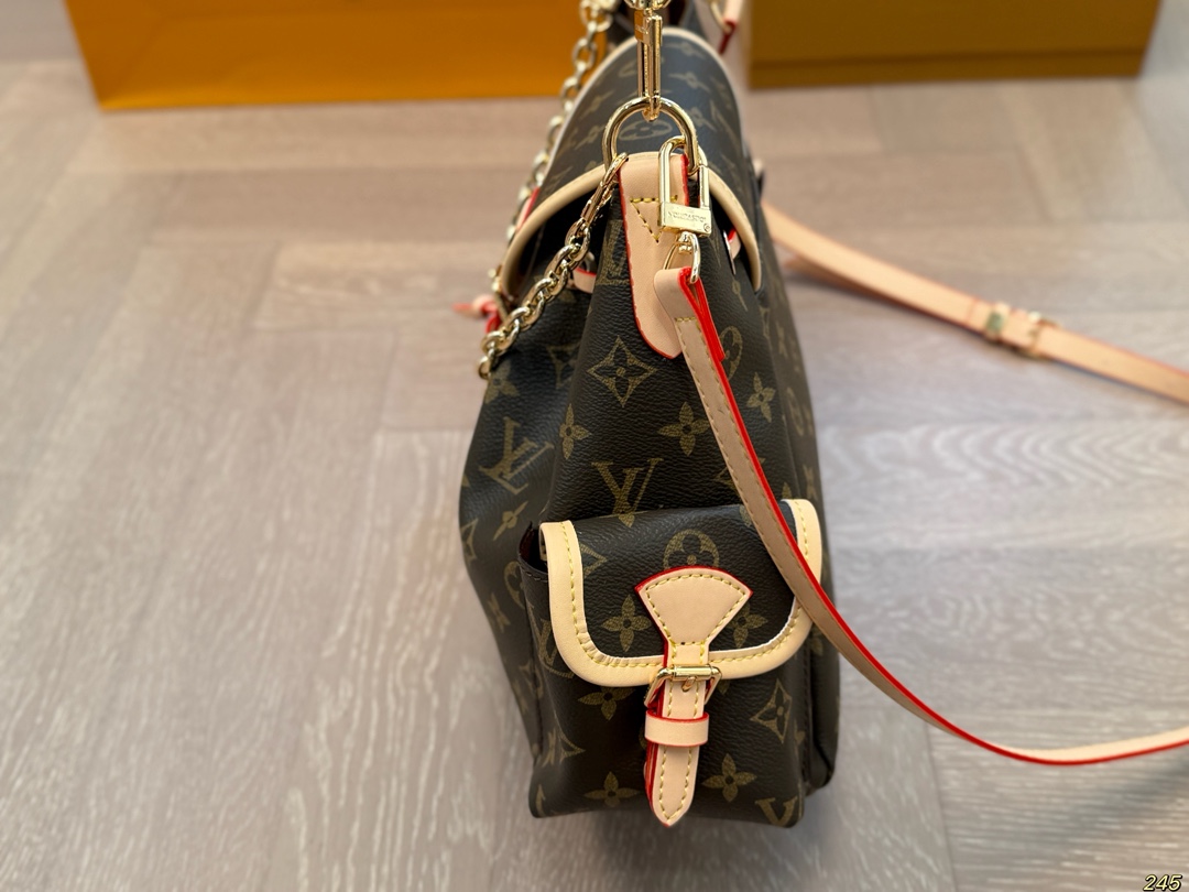 LV handbag messenger bag