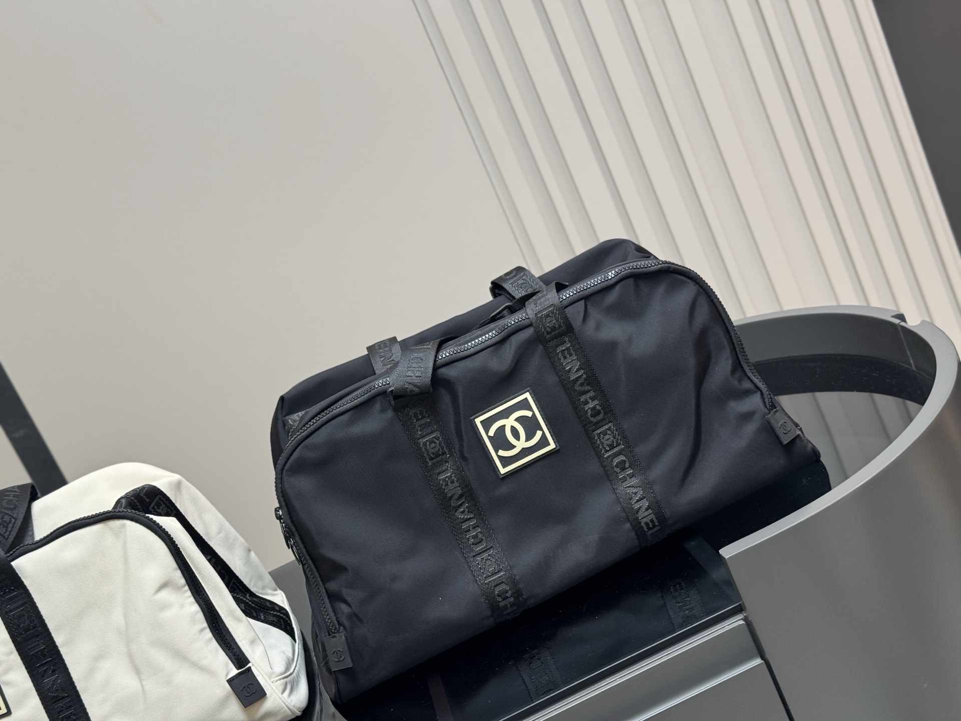 Chanel fitness travel bag