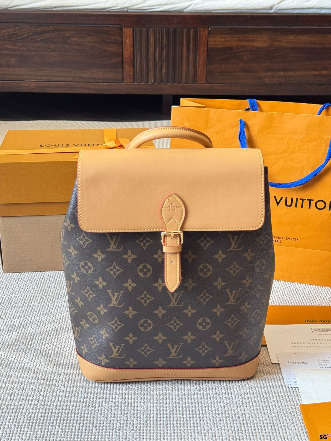 LV soho fashion backpack
