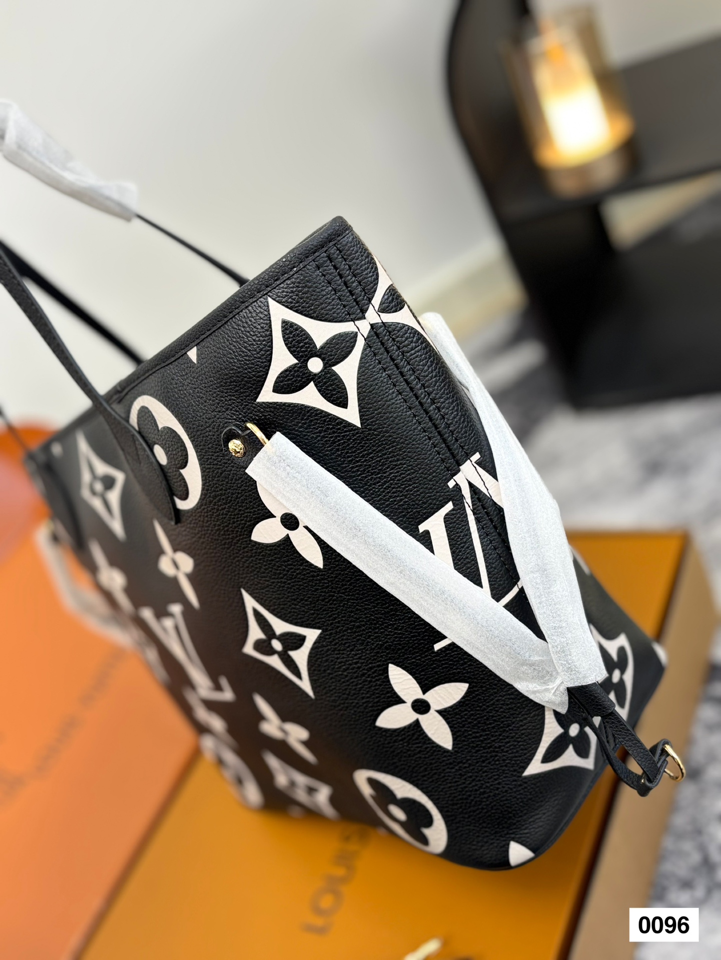 LV neverfull high-quality shopping bag