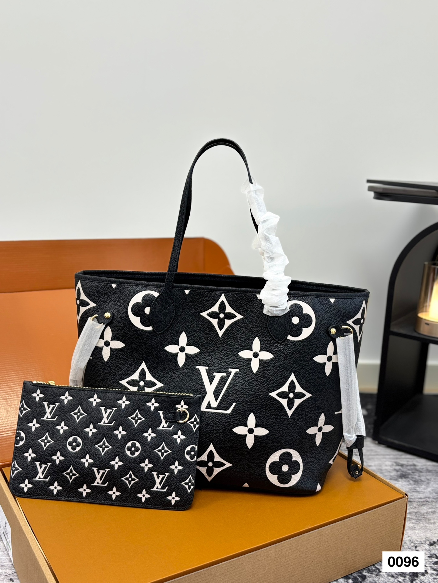 LV neverfull high-quality shopping bag