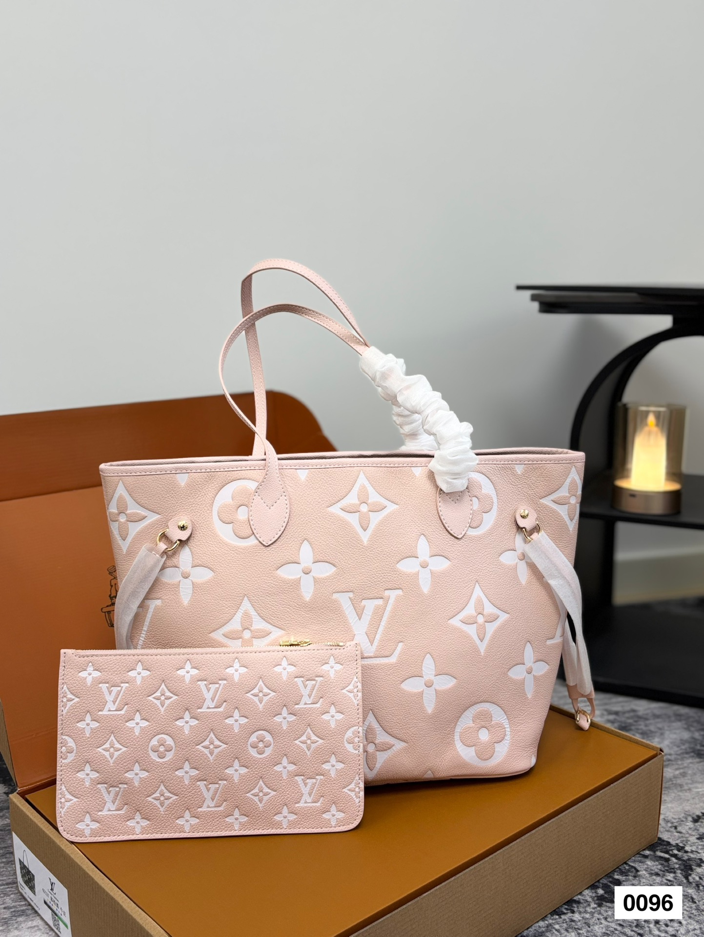 LV neverfull high-quality shopping bag