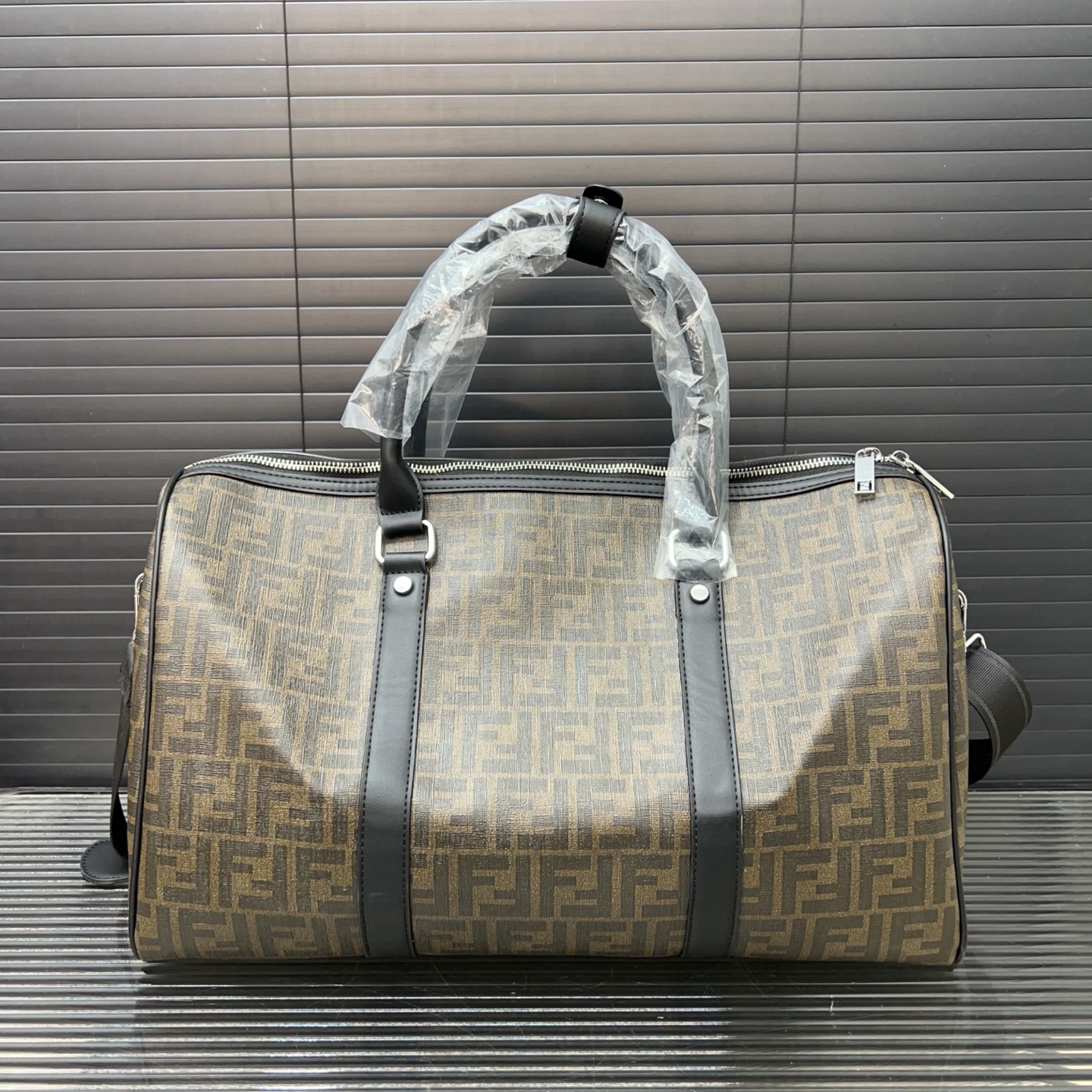 Fendi printed travel bag