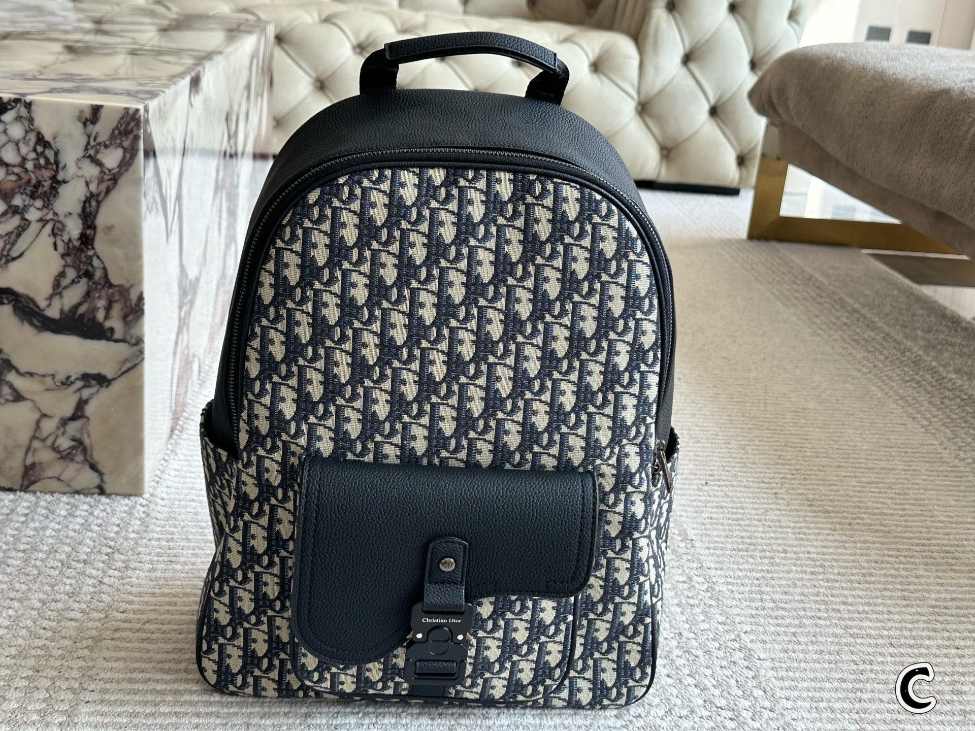 Dior monogram backpack