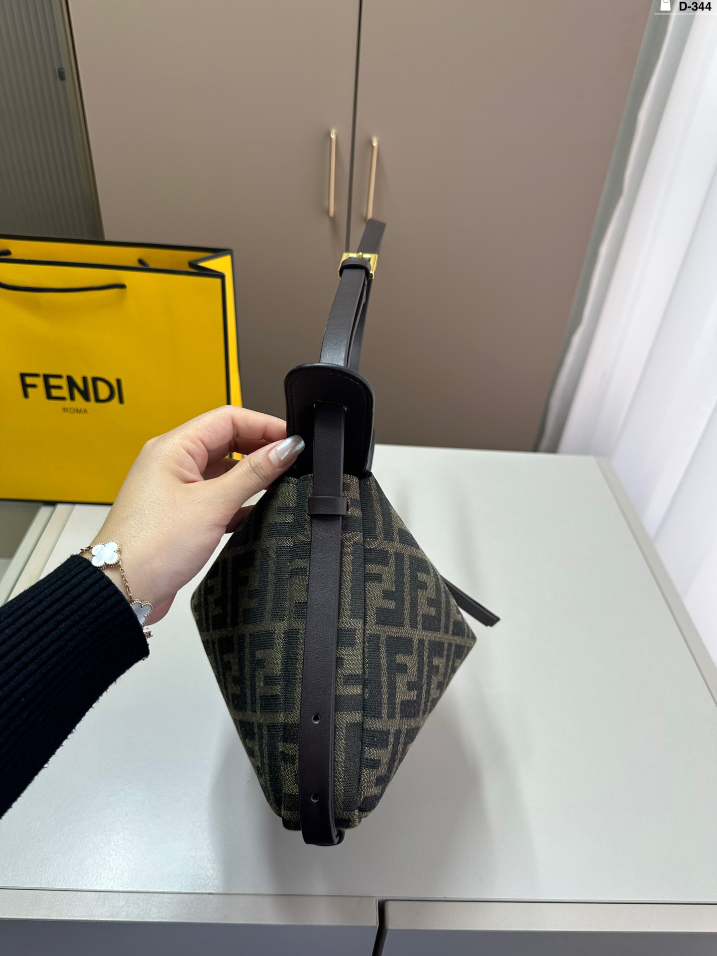 Fendi's new baguette underarm bag