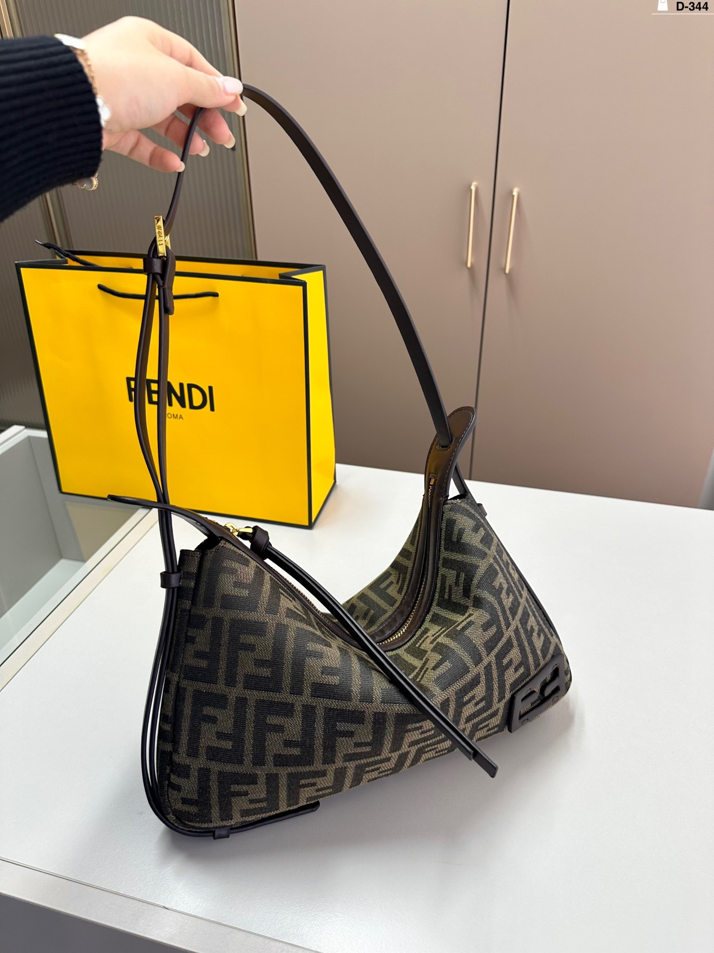 Fendi's new baguette underarm bag