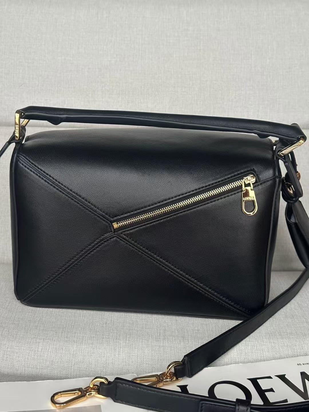 Loewe sheepskin geometric bag