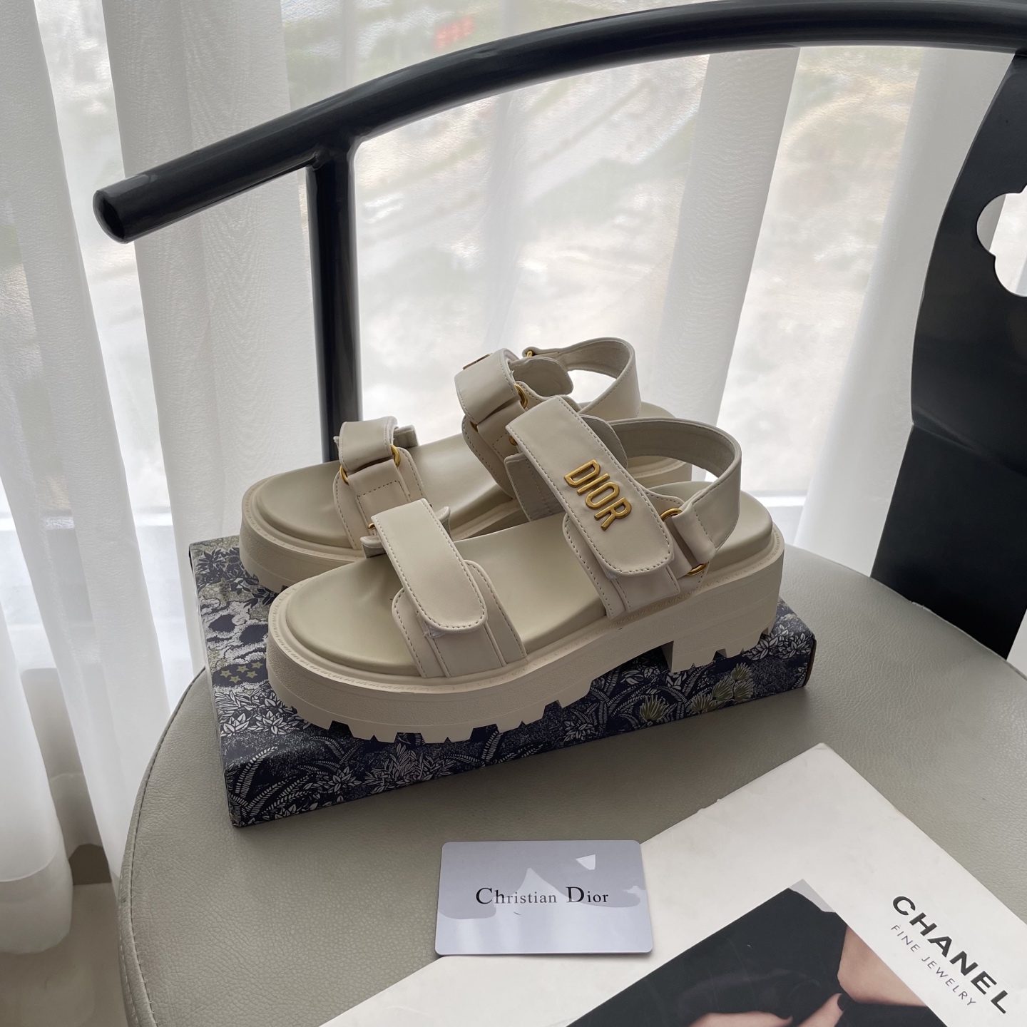 Dior platform sandals
