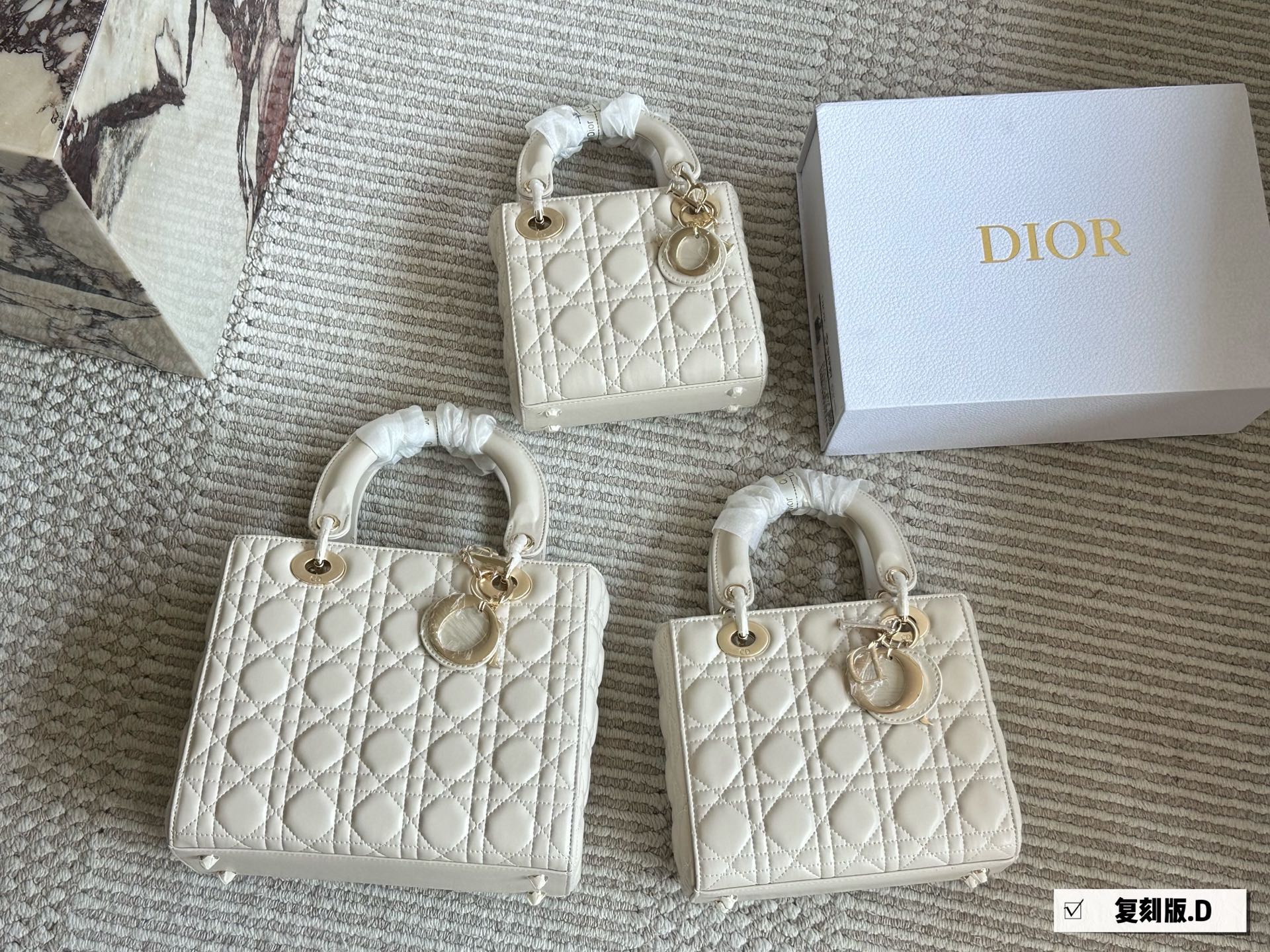Dior Lambskin Lady Dior Bag