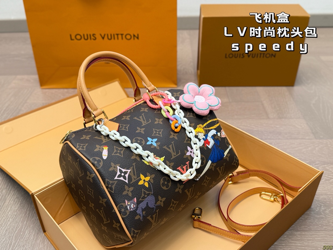 LV speedy fashionable pillow bag