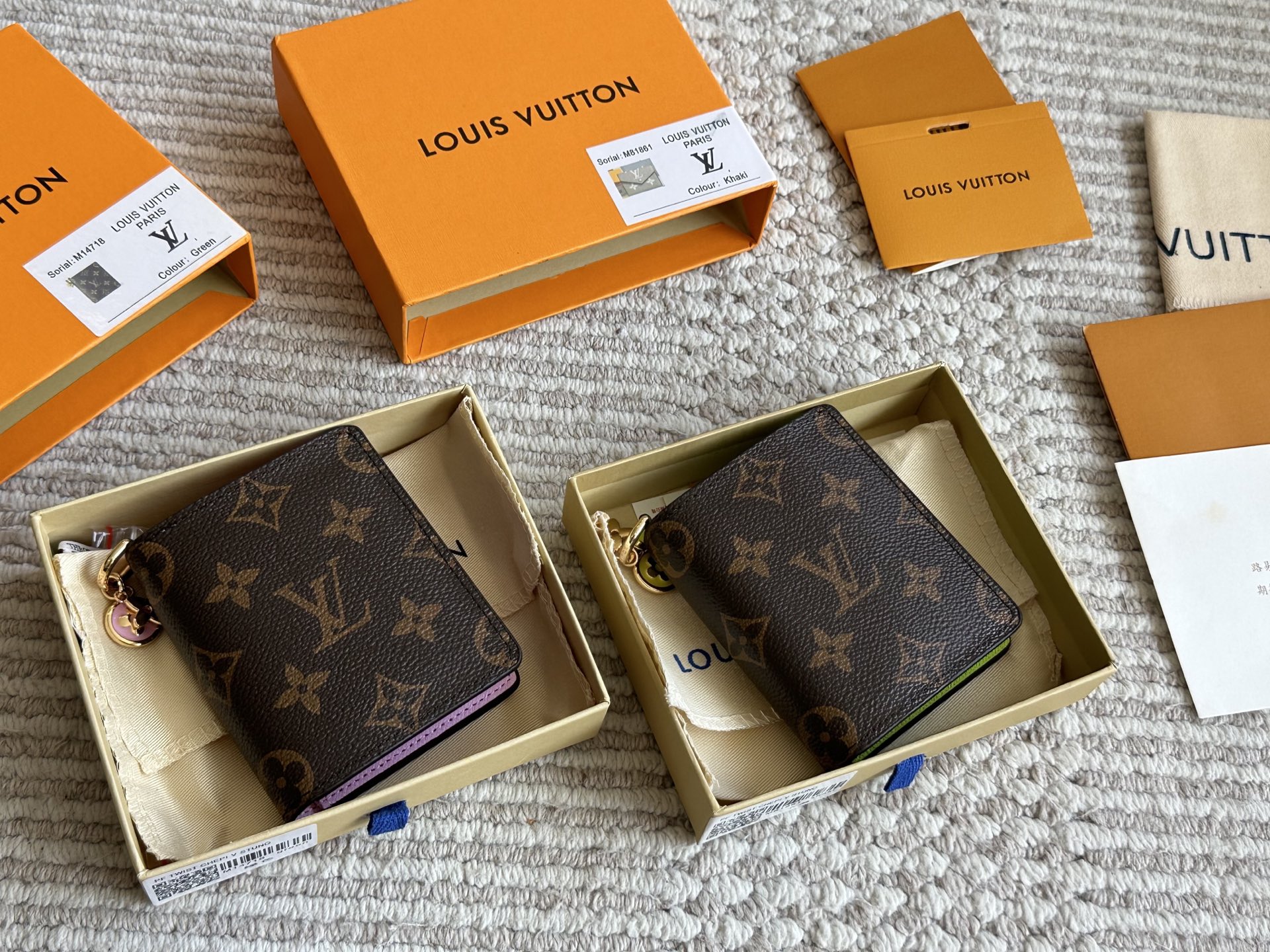 LV new monogram wallet