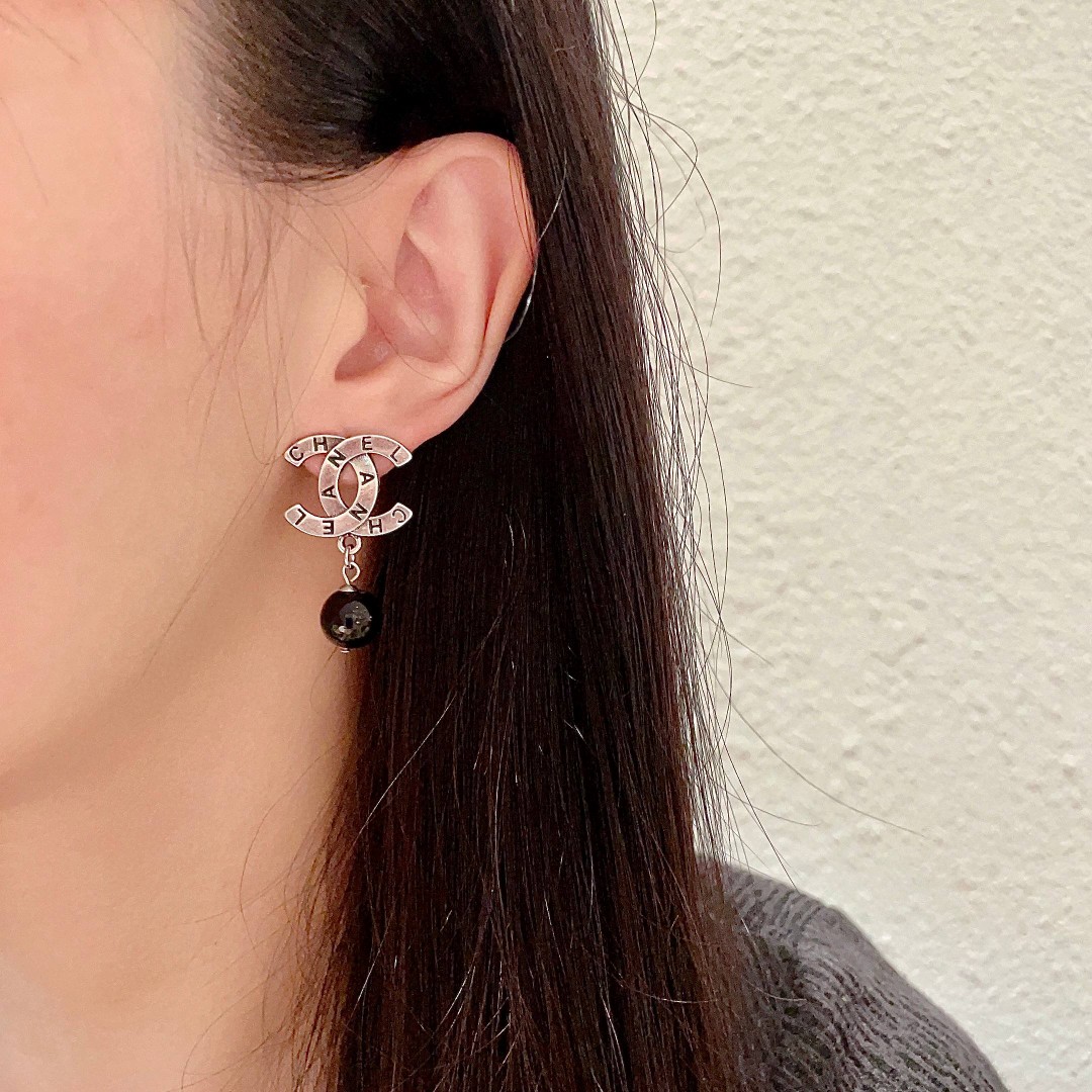 Chanel Double C Earrings