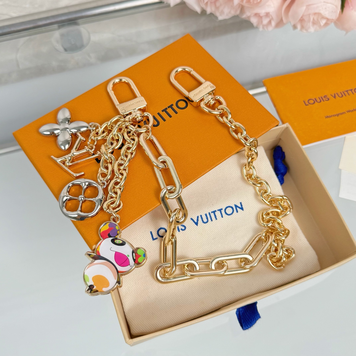 LV x TM Superflat Chain Bag Charm