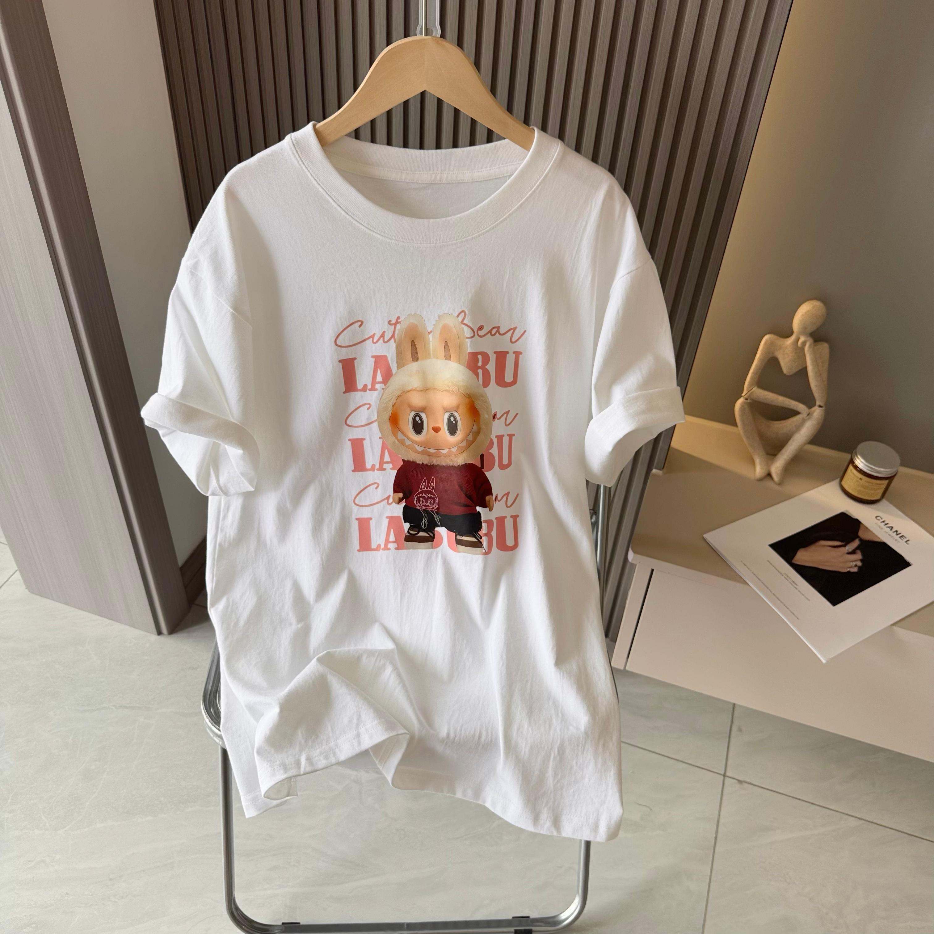 Bubble Mart Labubu short-sleeved T-shirt unisex