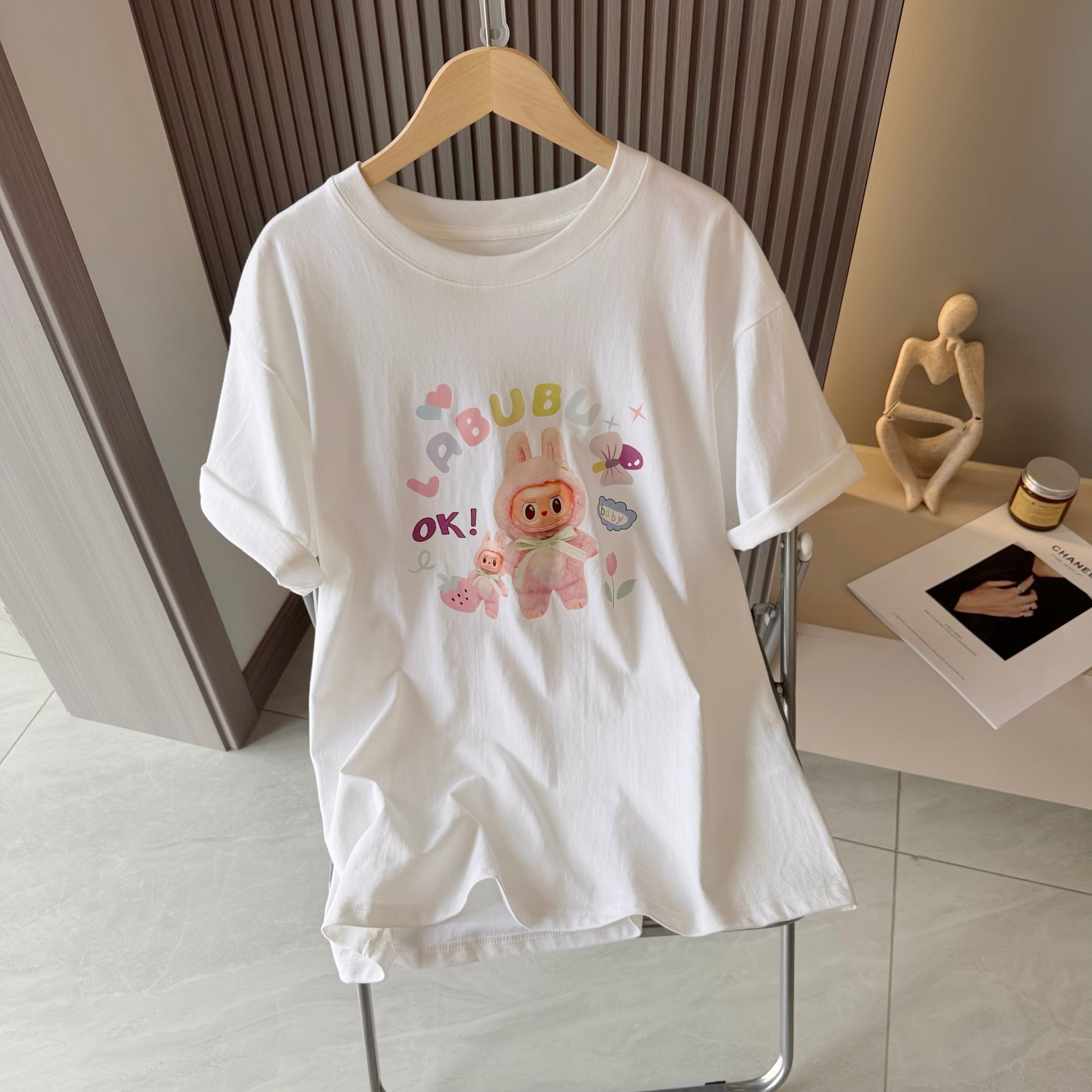 Bubble Mart Labubu short-sleeved T-shirt unisex