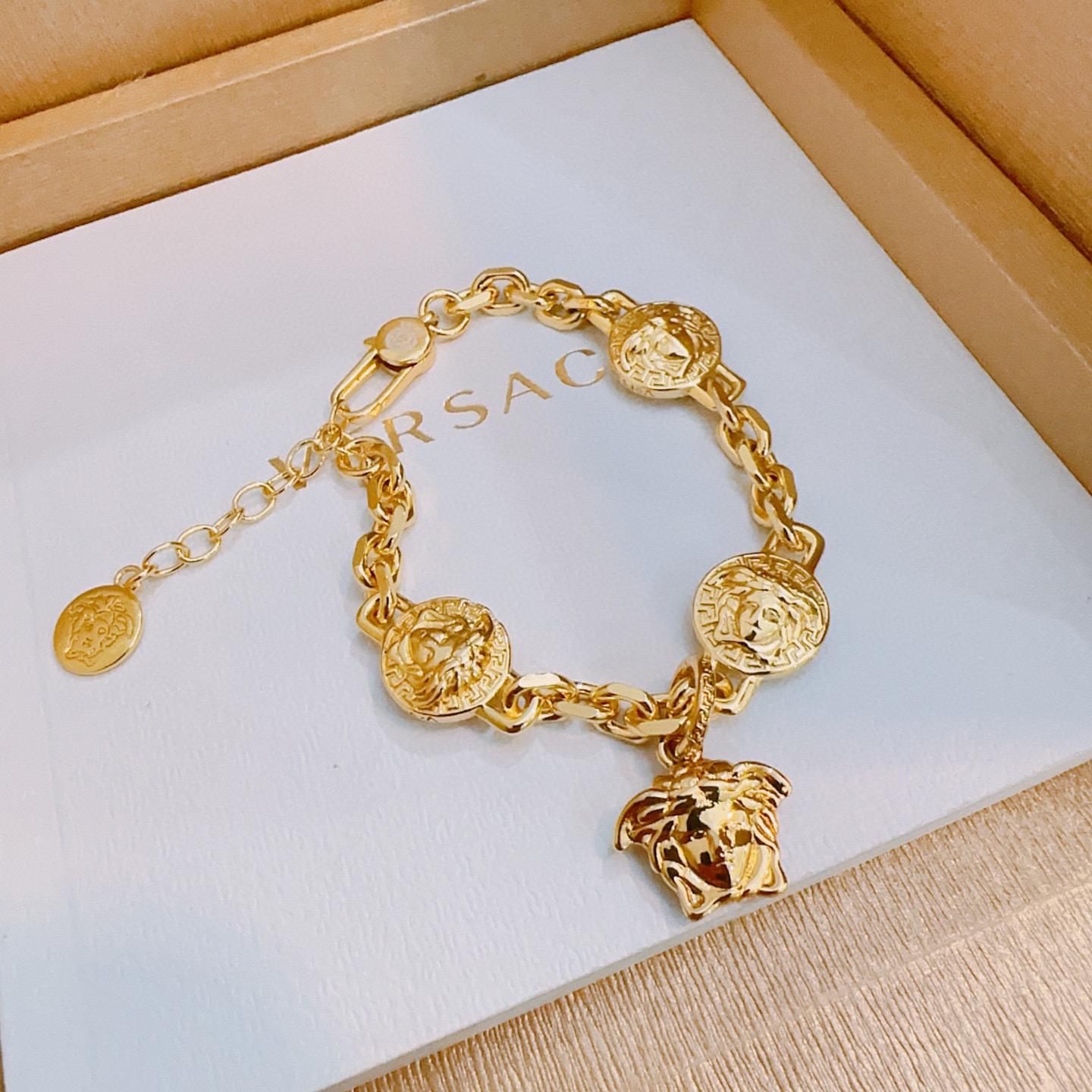 Versace high-quality bracelet with Medusa head