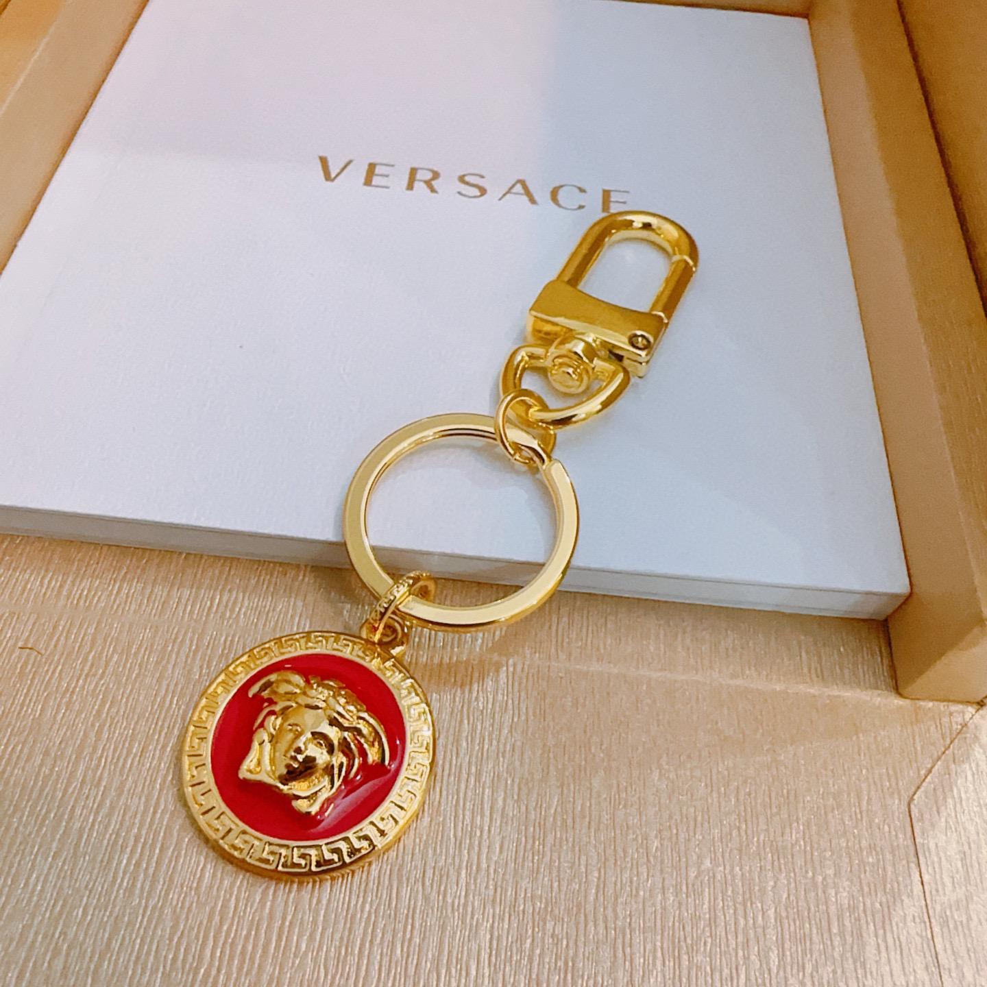 Versace keychain bag chain