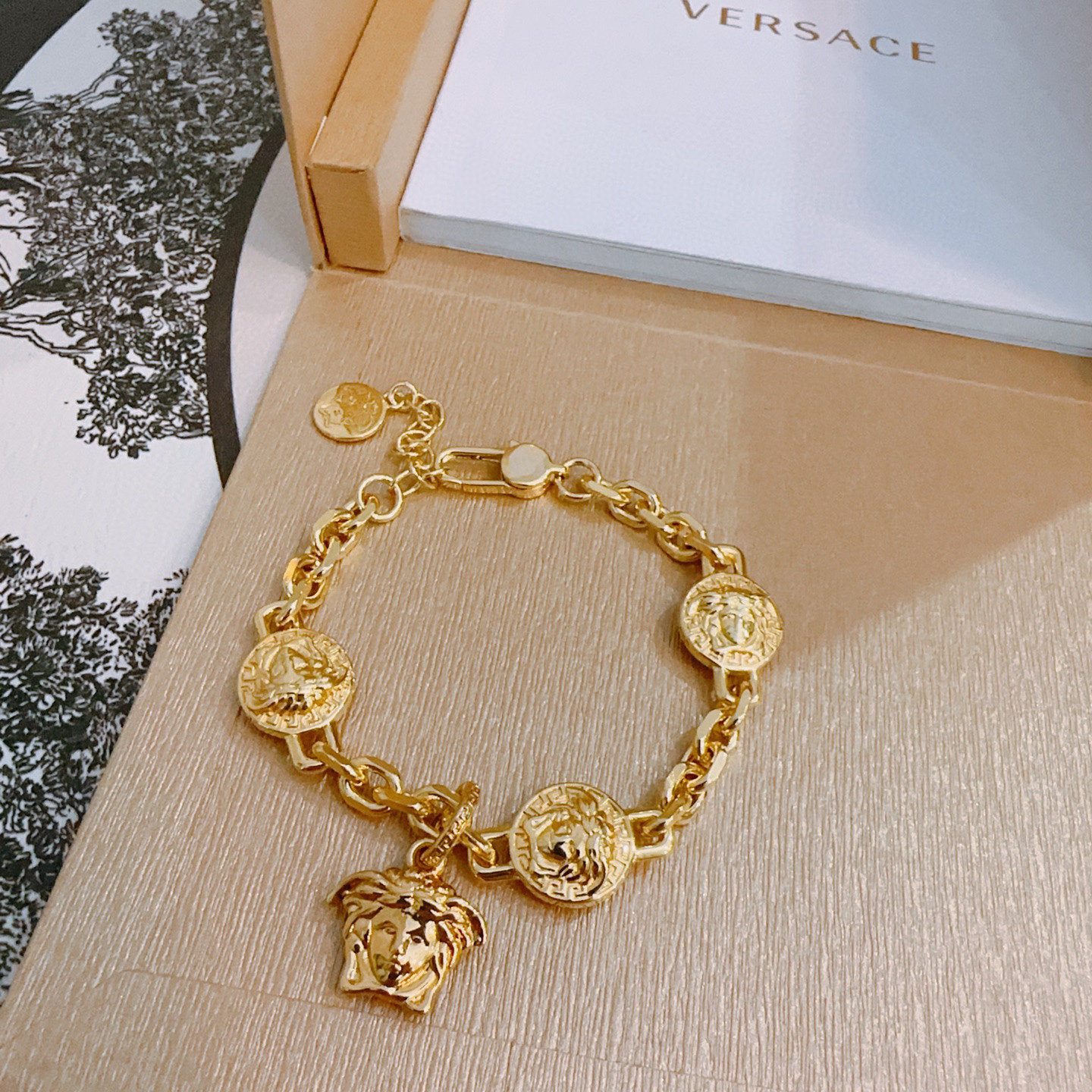 Versace high-quality bracelet with Medusa head