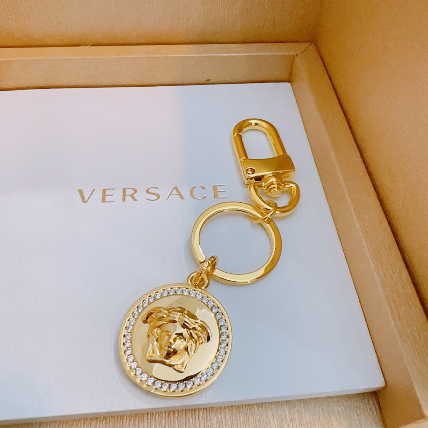 Versace keychain bag chain