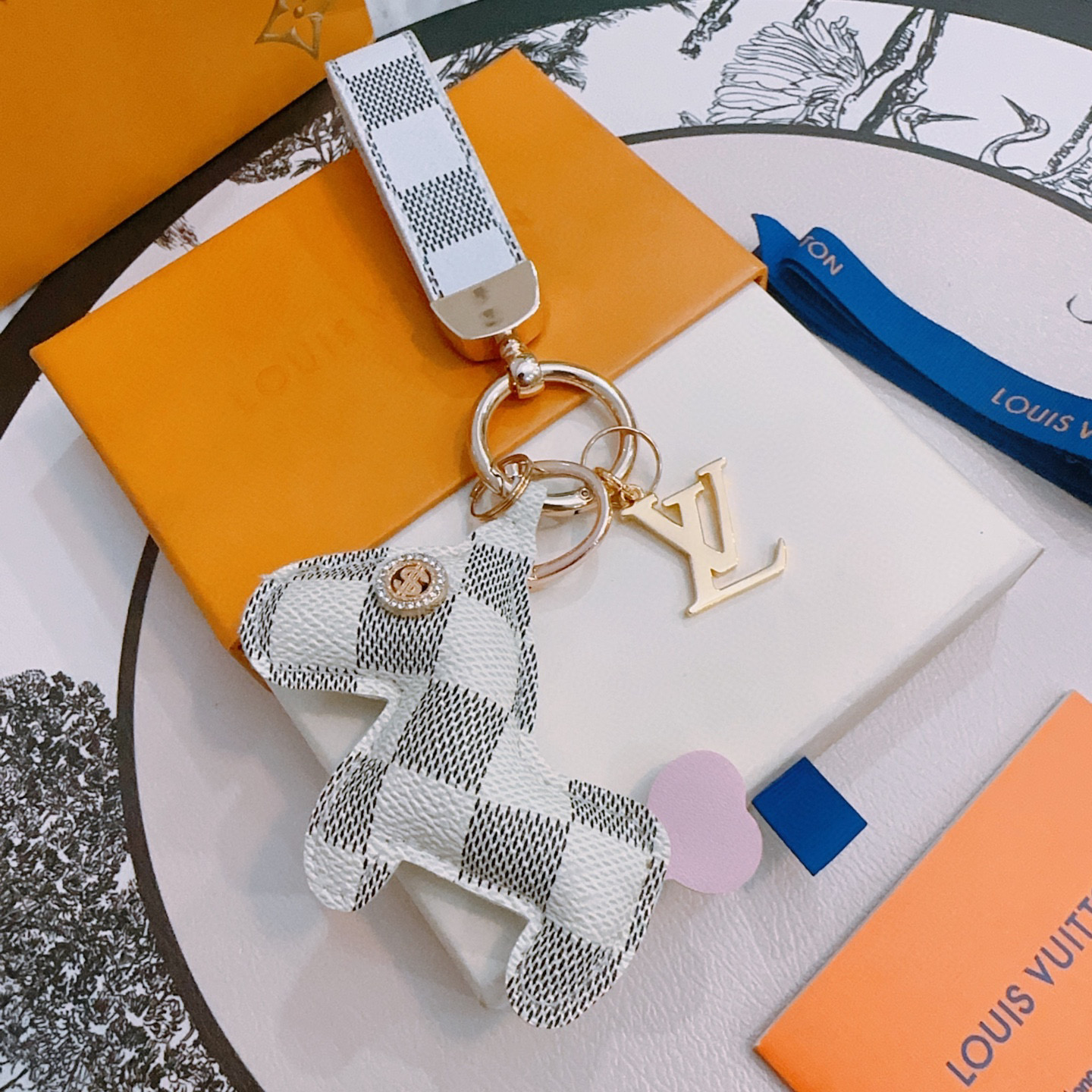LV keychain bag buckle