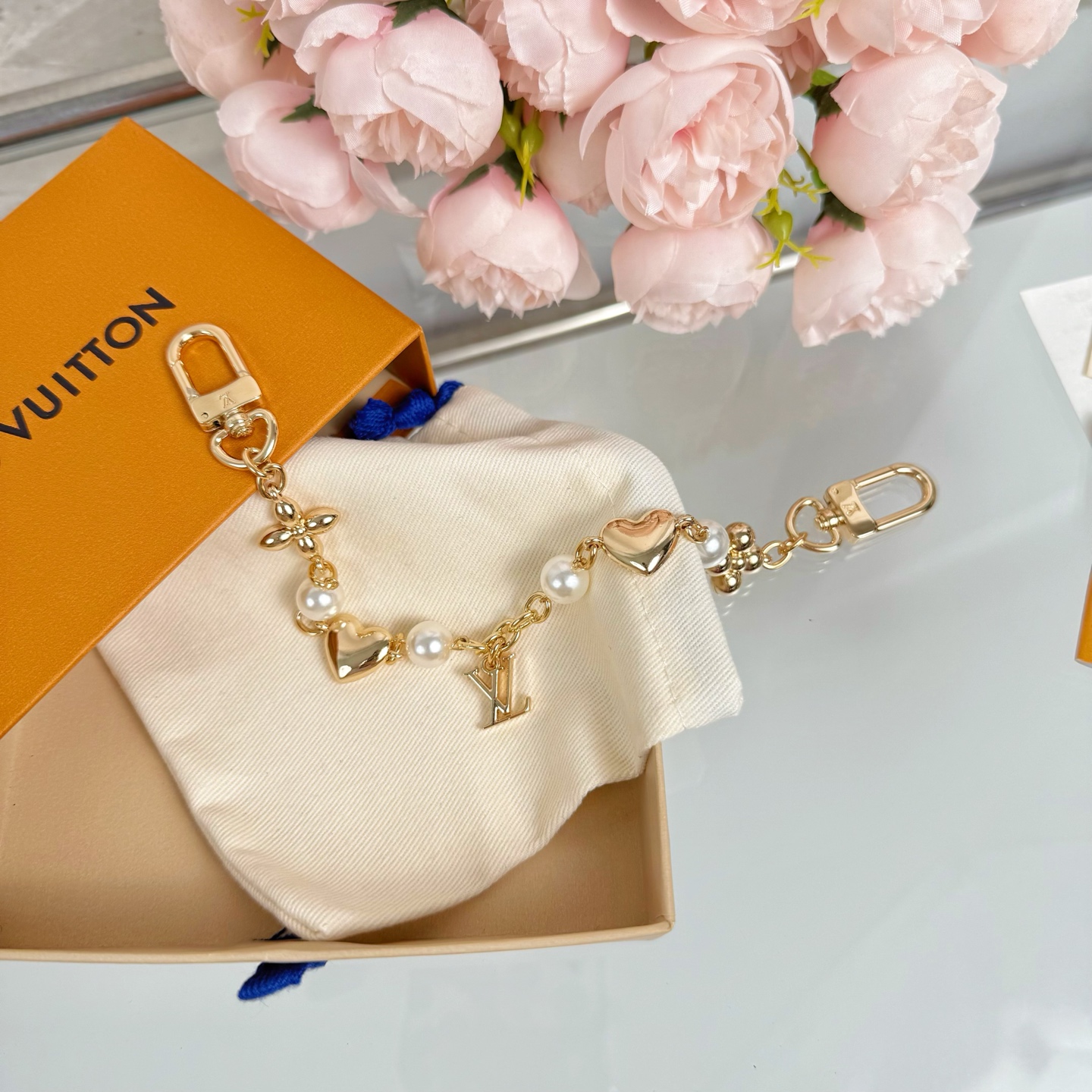 LV bag chain chain bag pendant