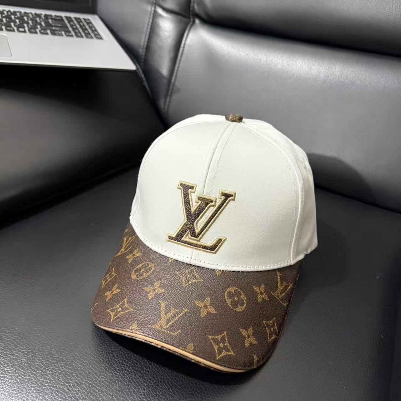 LV patchwork fashion baseball cap